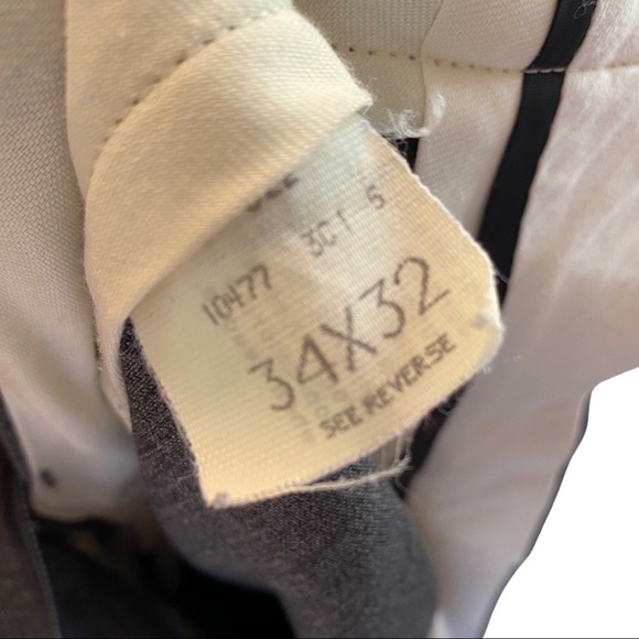 Slim Fit Checked Wool Suit Trouser - Picture 6 of 7